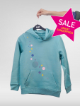 Hoodie mit schimmernden Punkten 134/146